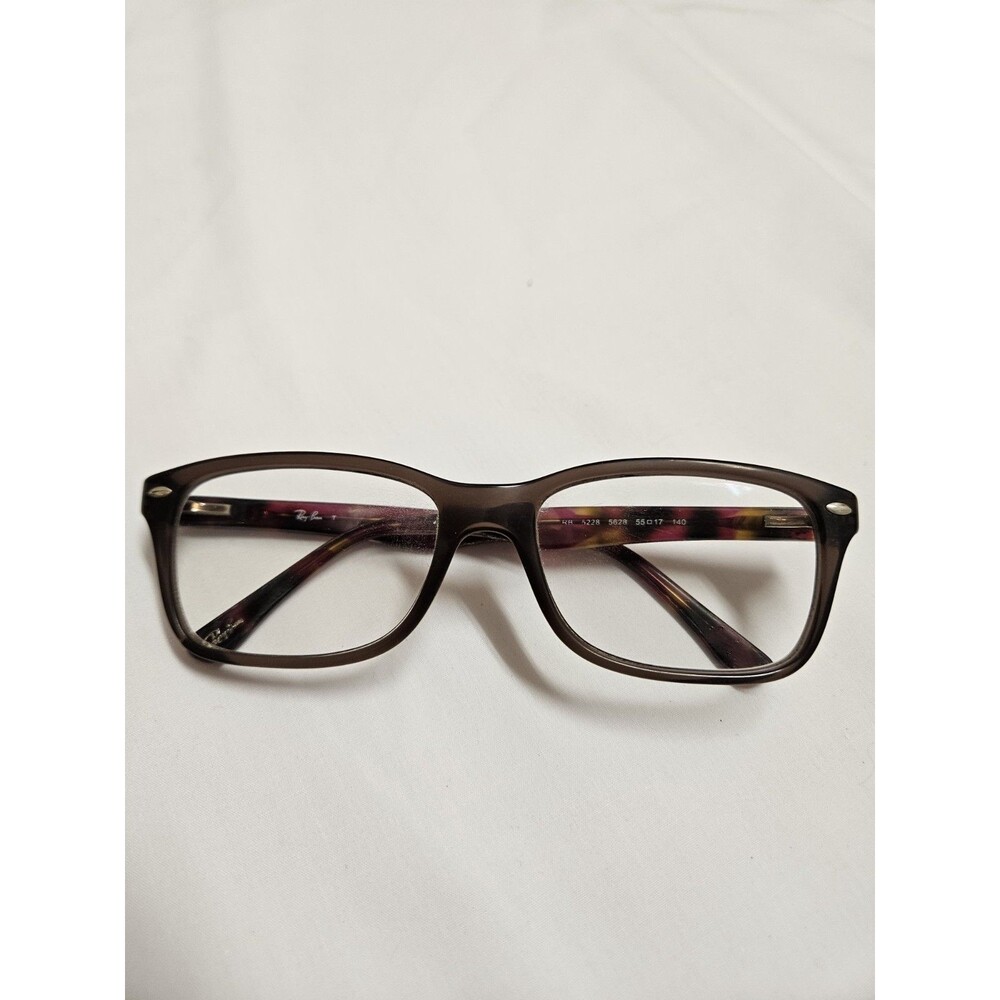 Ray-Ban Brown Tortoise Shell Full Rim Eyeglass Frames Only